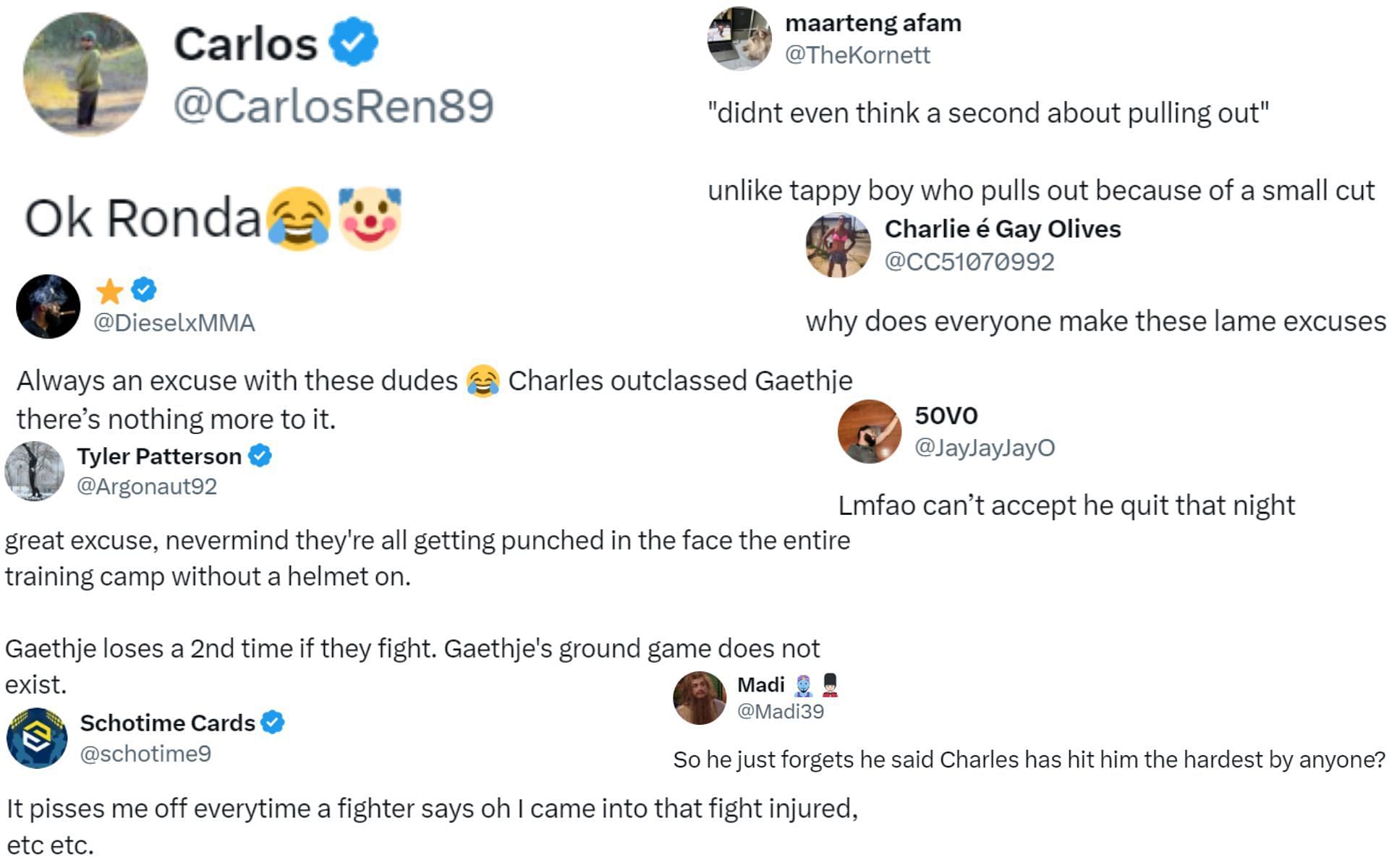 Fan reactions